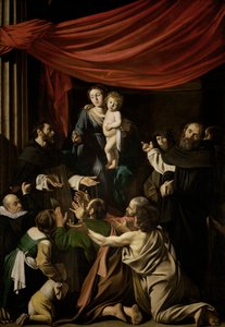 Madonna a rózsafüzértől alkotó: Michelangelo Merisi Caravaggio