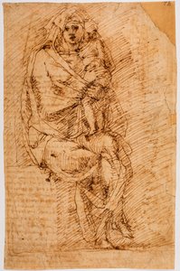 Madonna és gyermeke alkotó: Michelangelo (after) Buonarroti