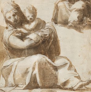 Ülő Madonna és Gyermek. 1525 körül (?)