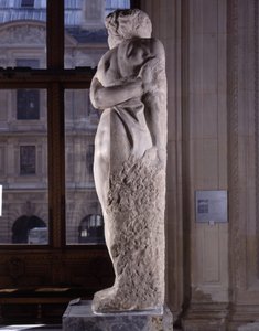 Fogságban, a Lázadó rabszolga néven alkotó: Michelangelo Buonarroti
