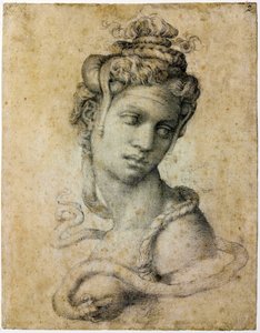Kleopátra, 1535 körül alkotó: Michelangelo Buonarroti