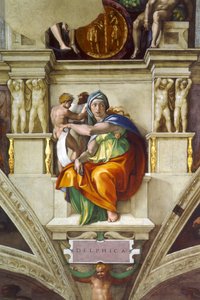 Delphic Sibyl alkotó: Michelangelo Buonarroti