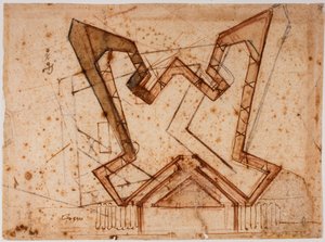 A rét kapujának megerősítése alkotó: Michelangelo Buonarroti