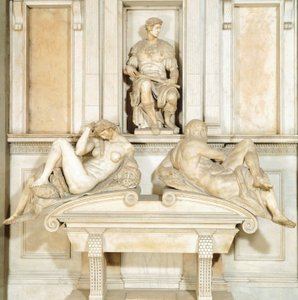 Olaszország, Firenze, új sekrestye a Medici-kápolnában, a firenzei San Lorenzo-bazilika (UNESCO Világörökség) alkotó: Michelangelo Buonarroti
