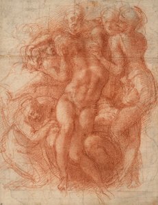 Siralom, 1530 körül (vörös kréta) alkotó: Michelangelo Buonarroti