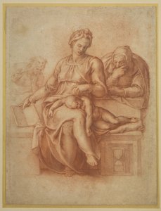 Csend Szűzanya, 1538 körül alkotó: Michelangelo Buonarroti