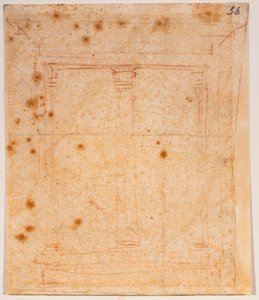Félköríves ablak alkotó: Michelangelo Buonarroti