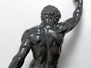 Párducon lovagló meztelen bacchanok, 1506-2008 körül (bronz) alkotó: Michelangelo Buonarroti