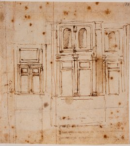 A Laurentian kápolna falitájékoztatói alkotó: Michelangelo Buonarroti