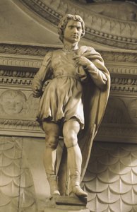 Szent Prokulusz, Michelangelo (1475-1564), San Domenico templom Bolognában, Emilia Romagna alkotó: Michelangelo Buonarroti