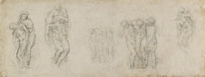 Tanulmányok egy pietához és egy síremlékhez, 16. század alkotó: Michelangelo Buonarroti