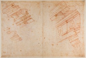 Tanulmányok római kori műemlékekről alkotó: Michelangelo Buonarroti