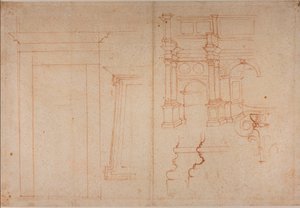 Tanulmányok római kori műemlékekről alkotó: Michelangelo Buonarroti