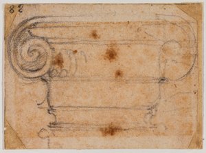 Az ionos tőke tanulmányozása alkotó: Michelangelo Buonarroti