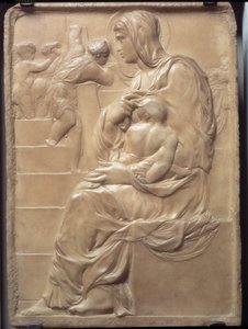 A Lépcső Madonna alkotó: Michelangelo Buonarroti