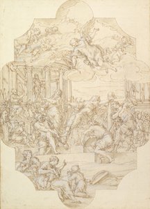 Szent Anasztázia mártíromsága, 1721. alkotó: Michelangelo Cerruti