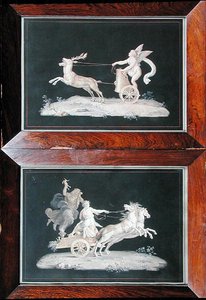 Hat allegorikus jelenetből kettő (gouache) (lásd még: 228136)