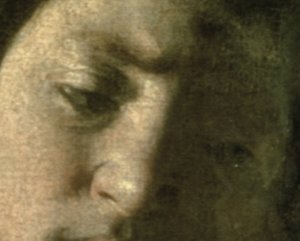 Dávid Góliát fejével, 1606 olaj, vászon, 100349 részlet alkotó: Michelangelo Merisi Caravaggio