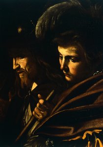 Két férfi arca, részlet a Miasszonyunk irgalmasságból vagy az Irgalmasság hét aktusából, 1606-07 körül (olaj, vászon)