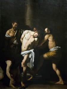 Krisztus megkorbácsolása alkotó: Michelangelo Merisi da Caravaggio