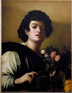 Fiatal fiú a rózsa vázában alkotó: Michelangelo Merisi da Caravaggio