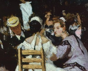 Michele Cammarano egy kávézó a Piazza San Marco-n alkotó: Michele Cammarano