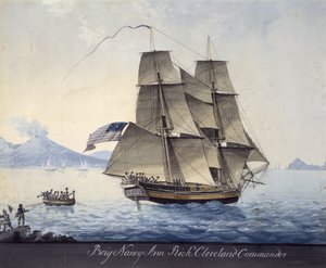 Nancy Ann of Salem brigg Nápolyból, 1810 körül (akvarell, papír)