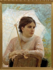 Gabriella Coujere, a művész feleségének portréja. Michele Gordigiani (1830-1909) festménye alkotó: Michele Giordigiani