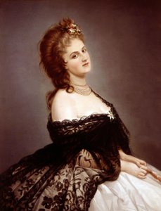 Virginia Oldoini, Castiglione grófnője, Pierre-Louis Pierson fotója után, 1862