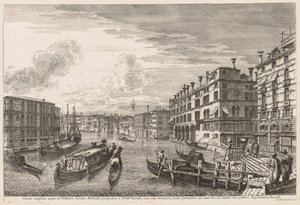 Kilátás Velencére: Canal Grande, 1741. alkotó: Michele Marieschi