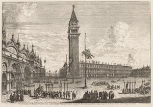 Kilátás Velencére: Piazza és Piazzetta