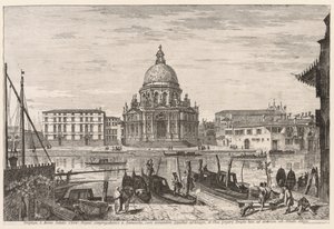 Velence látképe: S. M. Della Salute alkotó: Michele Marieschi