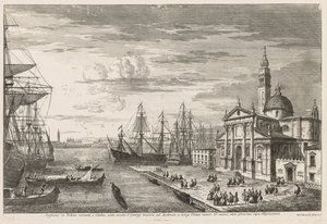 Velence látképe: Szent Márk-medence, 1741.
