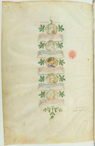 A Visconti család genealógiája (BNF, ms lat. 5888) btv1b10020318d, f36 alkotó: Michelino Molinari da Besozzo