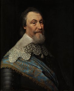 Axel Oxenstierna (Oxenstjerna) gróf (1583-1654) portréja, Mierevelt, Michiel Jansz. of, Workshop of. Olaj, fa. Mérete: 70x60 cm. Nemzeti Múzeum Stockholm