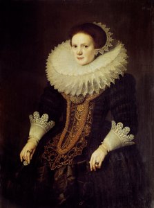 Egy holland nő portréja, Michiel Van Miereveld (1567-1641) festménye