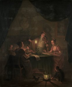 Zenés buli gyertyafényben alkotó: Michiel Versteegh