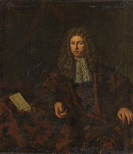 Nicolaes Witsen (1641-1717) portréja alkotó: Michiel van Musscher (signed by artist)