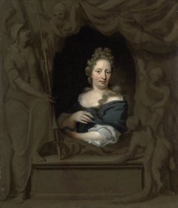 Eva Visscher portréja, Michiel van Musscher felesége