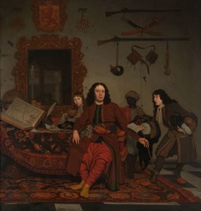 Thomas Hees és szolgája Thomas és unokaöccsei, Jan és Andries Hees Thomas Hees (szül. 1634/35), Algír, Tunisz és Tripoli államok főbiztosának és unokaöccseivel Jan (szül. 1670/71) és Andries (sz. 1.) portréja.