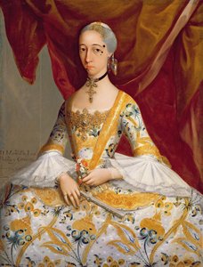 Dona Maria de la Luz Padilla y Cervantes (olaj, vászon)