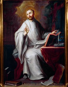 Clairvaux-i Szent Bernát (1090-1153) ábrázolása