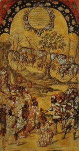 Mexikó meghódítása. táblázat VIII alkotó: Miguel Gonzales