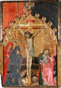 A keresztre feszítés, 1400-as évek. alkotó: Miguel de Alcanyis