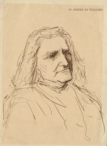 Liszt Ferenc portréja 1811-1886, 1880-as évek. alkotó: Mihály Munkácsy