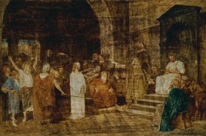 Krisztus Pilátus előtt alkotó: Mihály von Munkácsy