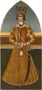 Abbas Mirza herceg portréja alkotó: Mihr Ali