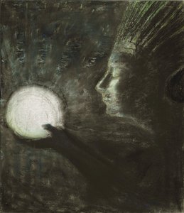 Barátság par Ciurlionis, Mikalojus Konstantinas (1875-1911). Pasztell papíron, mérete: 73,4x63,5