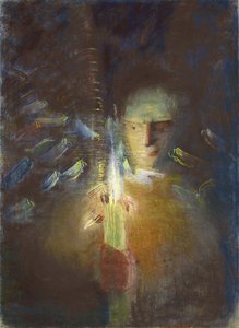 Az igazság rész Ciurlionis, Mikalojus Konstantinas (1875-1911). Pasztell papíron, mérete: 91x66,8