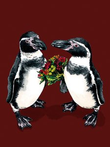 Anniversary Penguins on Red Oxide, 2020 alkotó: Mike Davis